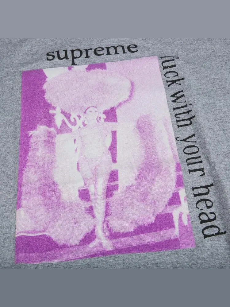 Футболка Supreme f*ck With Your Head T-Shirt 'Grey' — изображение 2 из 2, серый