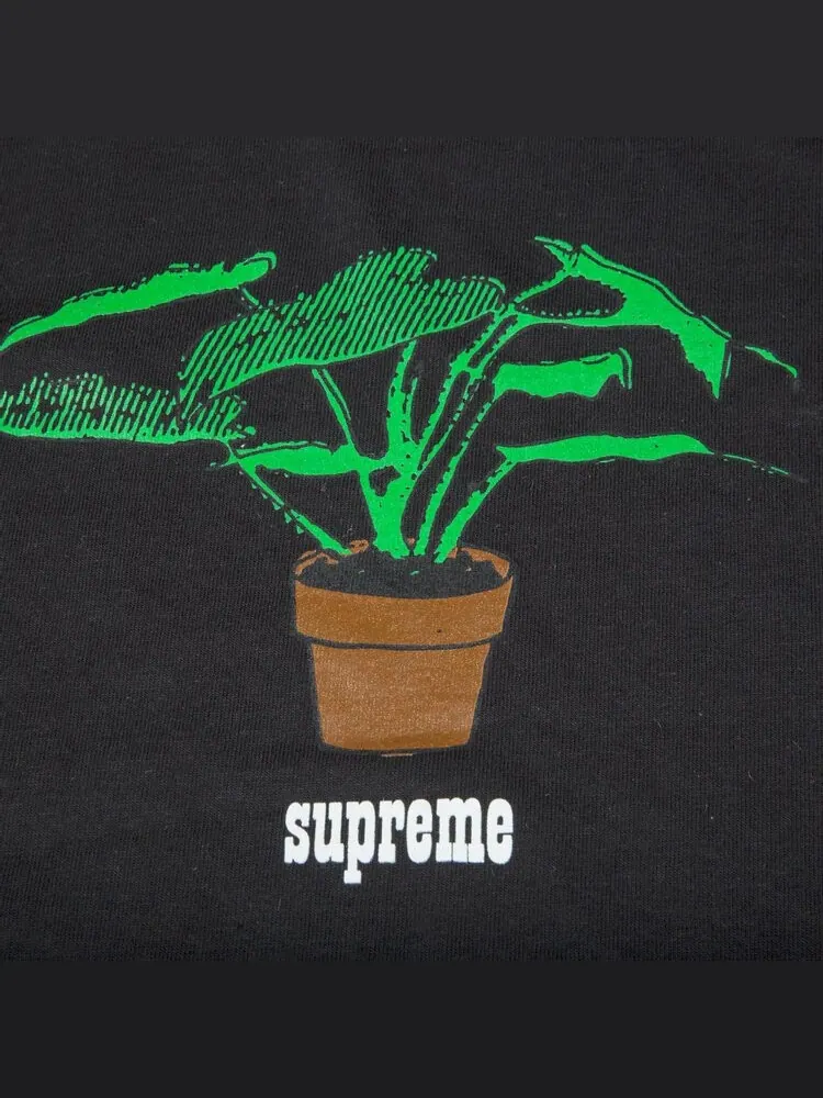Футболка Supreme Plant T-Shirt 'Black' — изображение 2 из 2, черный