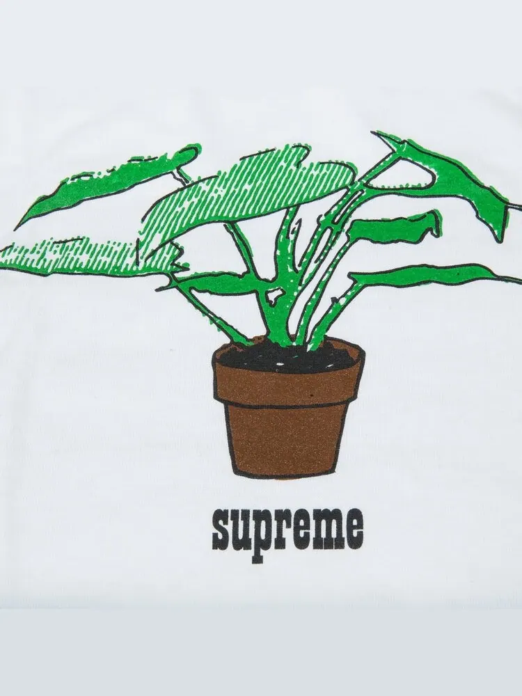 Футболка Supreme Plant T-Shirt 'White' — изображение 2 из 2, белый
