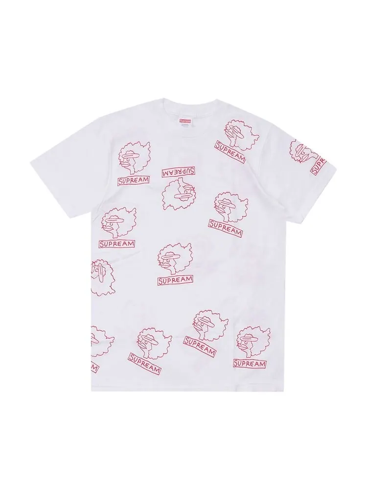 Футболка Supreme Gonz Heads Tee 'White' — изображение 1 из 1, белый