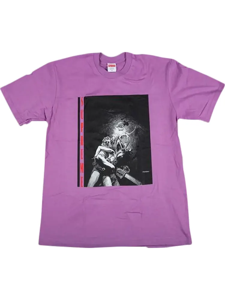 Футболка Supreme Horror T-Shirt 'Purple' — изображение 1 из 1, фиолетовый