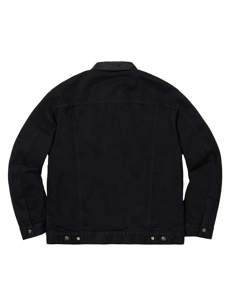 Куртка Supreme x Levis Quilted Reversible Trucker — изображение 2 из 3, черный