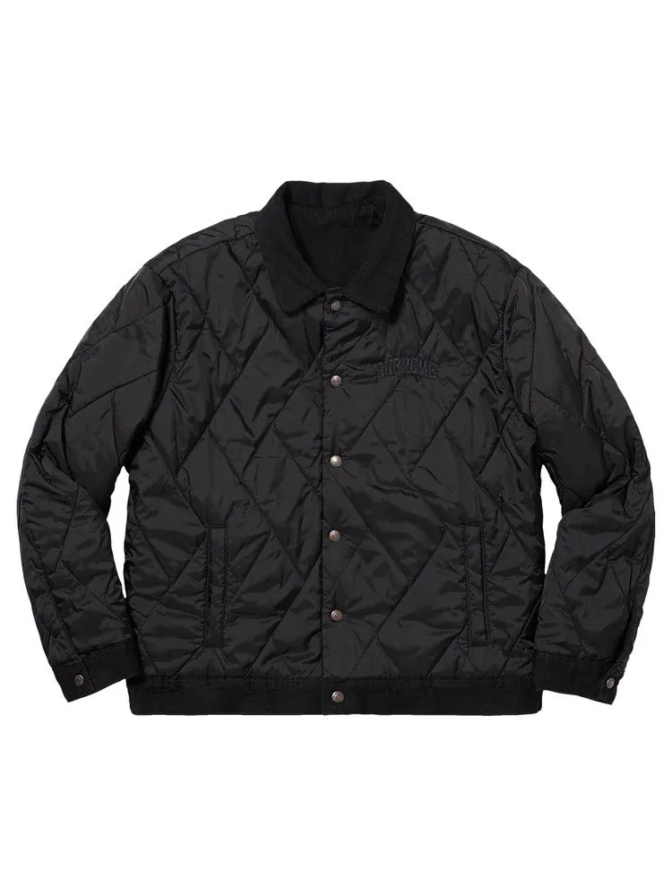 Куртка Supreme x Levis Quilted Reversible Trucker — изображение 3 из 3, черный