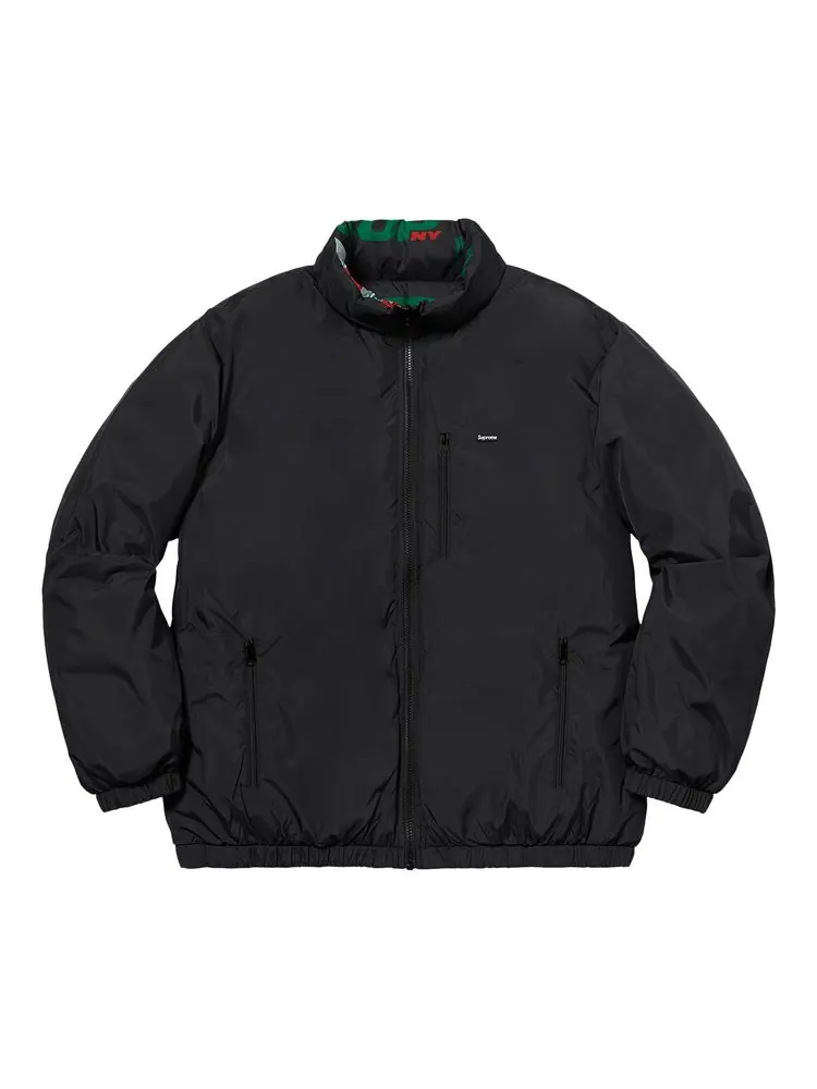 Куртка Supreme NY Reversible Puffy Jacket 'Black' — изображение 3 из 3, черный