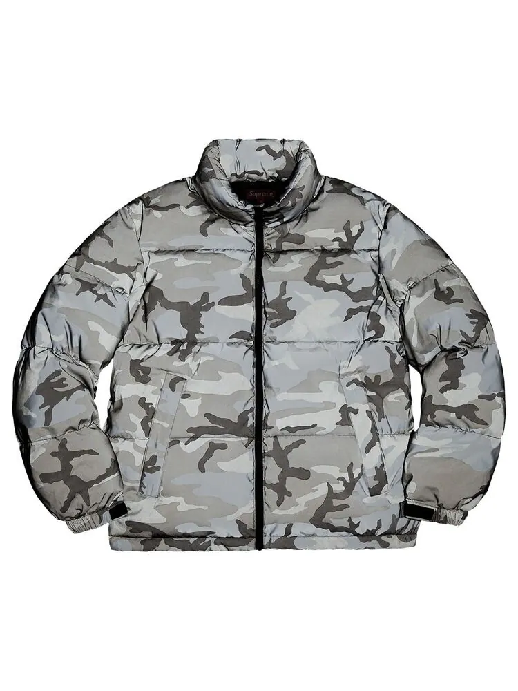 Куртка Supreme Reflective Camo Down Jacket Snow Camo — изображение 1 из 1, снежный камуфляж
