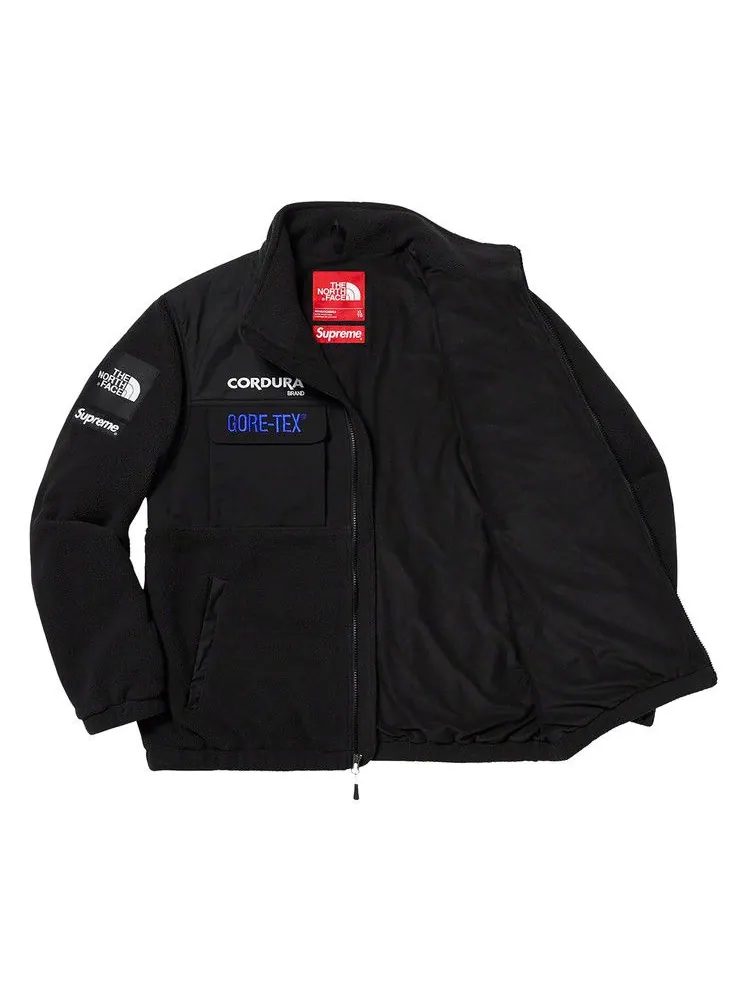 Куртка Supreme x The North Face Expedition Fleece Jacket — изображение 3 из 3, черный