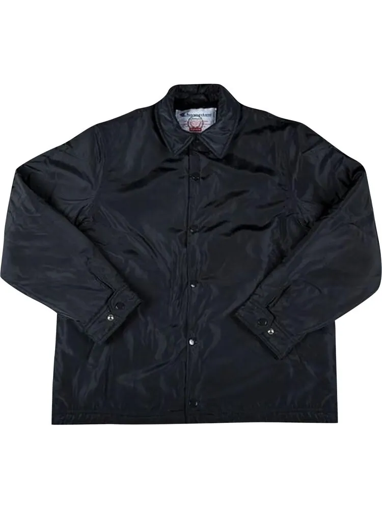 Куртка Supreme x Champion Label Coaches Jacket 'Black' — изображение 1 из 1, черный