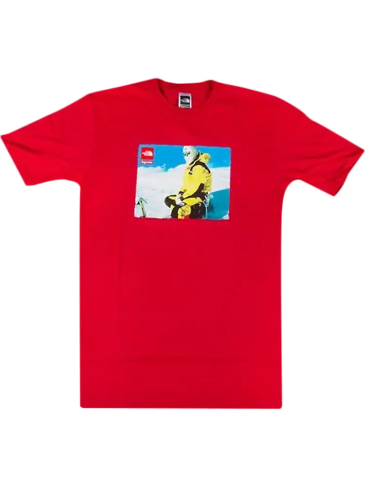 Футболка Supreme x The North Face Photo T-Shirt 'Red' — изображение 1 из 1, красный