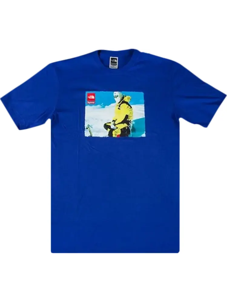 Футболка Supreme x The North Face Photo T-Shirt 'Royal Blue' — изображение 1 из 1, синий