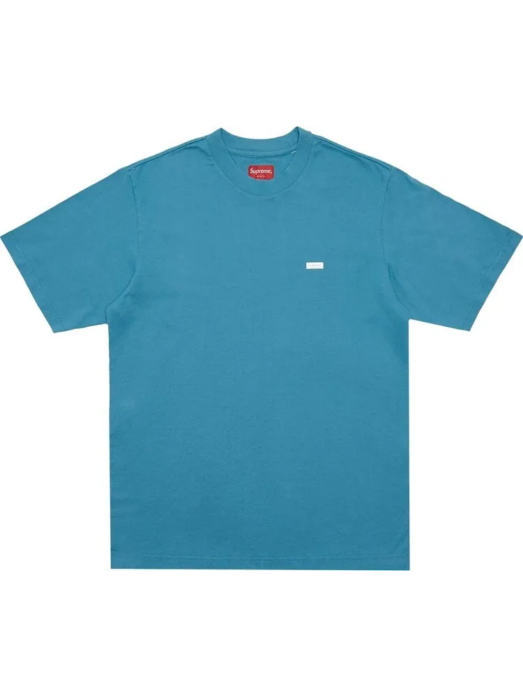 Футболка Supreme Reflective Small Box Tee 'Dusty Blue' — изображение 1 из 1, синий