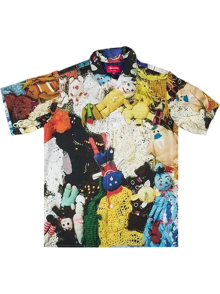 Рубашка Supreme Mike Kelley More Love Hours Than Can Ever Be Repaid Rayon Shirt 'Multi' — изображение 1 из 1, мульти
