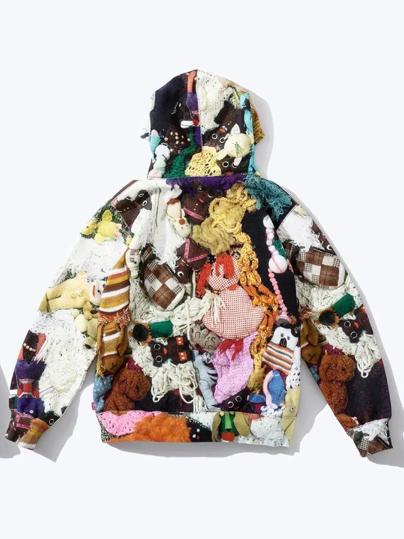 Худи Supreme x Mike Kelley More Love Hours Than Ever Be Repaid — изображение 2 из 2, мульти