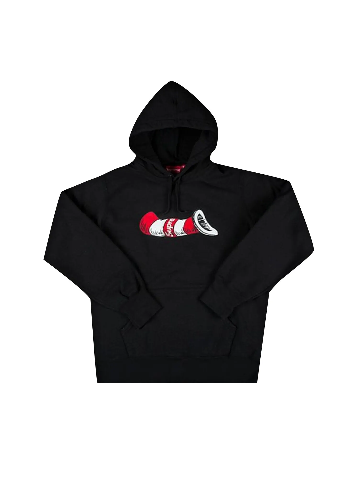 Толстовка с капюшоном Supreme Cat in the Hat — изображение 1 из 1, черный