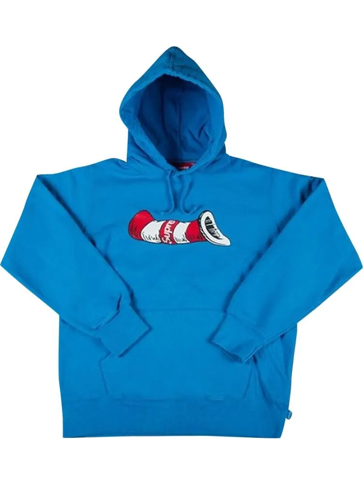 Толстовка Supreme Cat in the Hat Hooded Sweatshirt 'Bright Royal' — изображение 1 из 1, синий