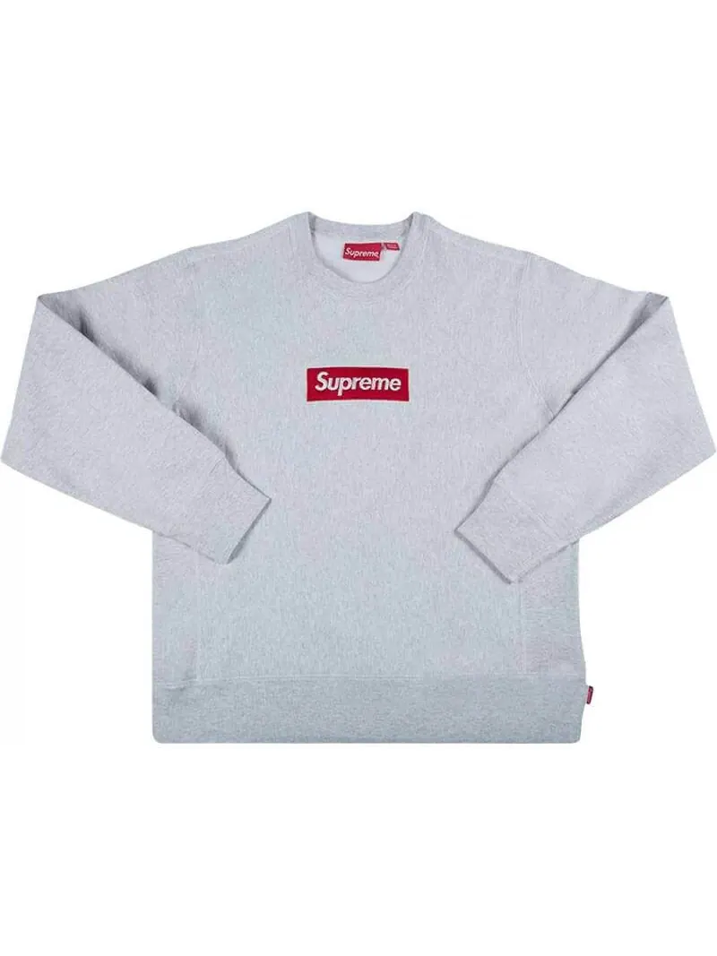 Свитшот Supreme Box Logo Crewneck — изображение 1 из 1, серый