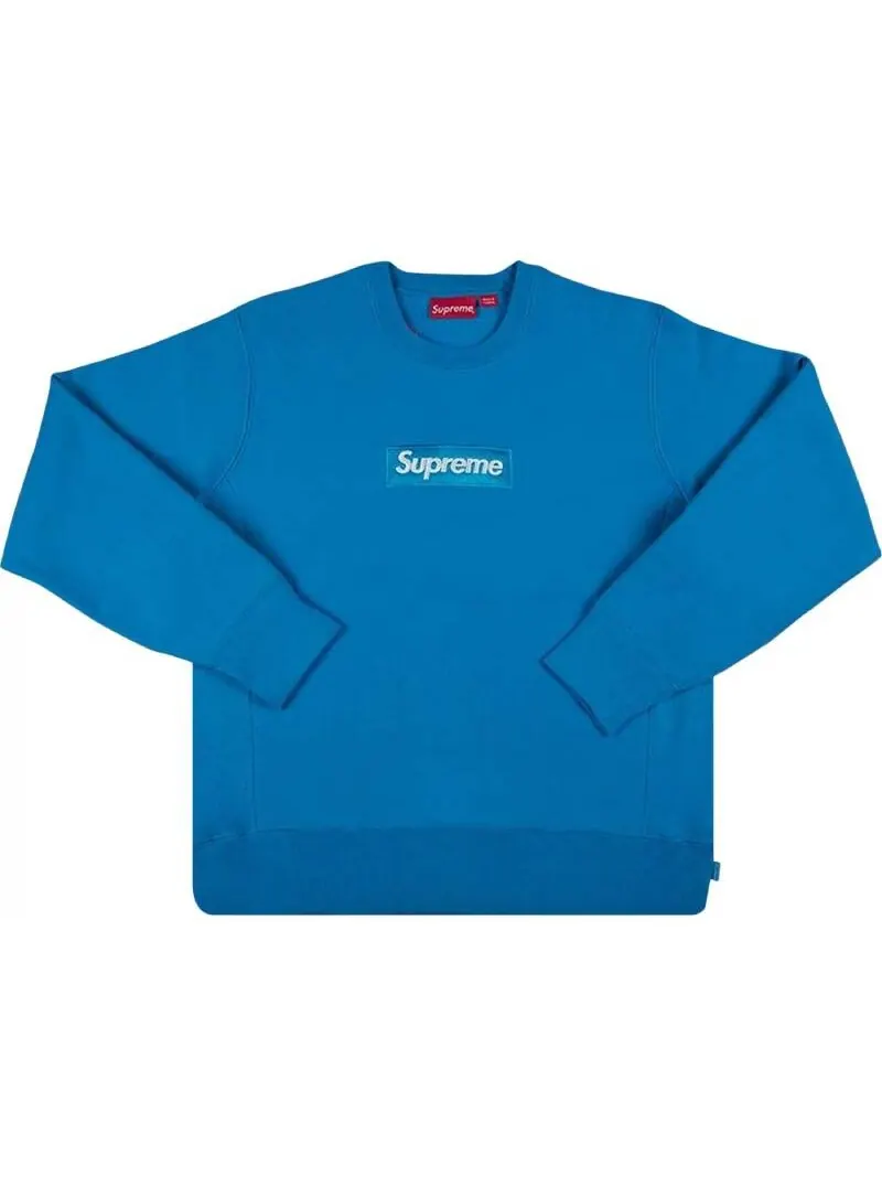 Свитшот Supreme Box Logo Crewneck — изображение 1 из 1, синий