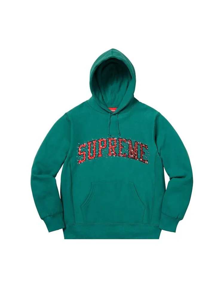 Толстовка Supreme Water Arc Hooded Sweatshirt Dark Teal — изображение 1 из 1, темно-бирюзовый