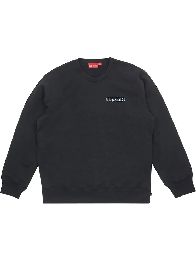 Толстовка Supreme Connect Crewneck Sweatshirt 'Black' — изображение 1 из 1, черный