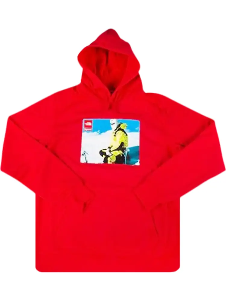 Толстовка Supreme x The North Face Photo Hooded Sweatshirt 'Red' — изображение 1 из 1, красный