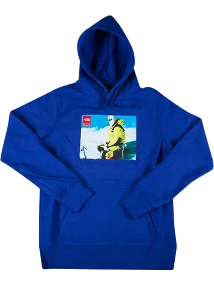 Толстовка Supreme x The North Face Photo Hooded Sweatshirt 'Royal Blue' — изображение 1 из 1, синий