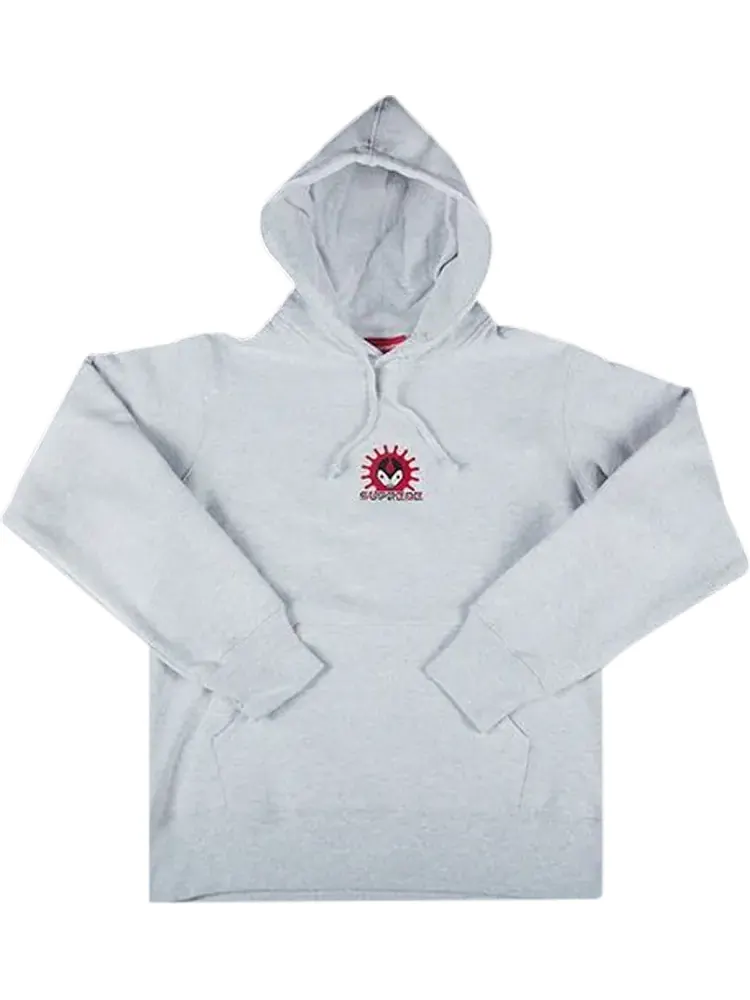 Толстовка Supreme Vampire Hooded Sweatshirt 'Ash Grey' — изображение 1 из 1, серый