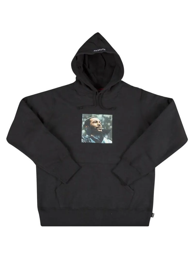 Худи Supreme Marvin Gaye — изображение 1 из 2, черный