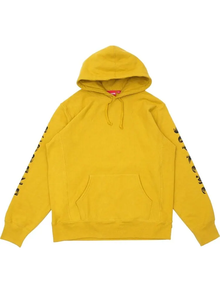 Толстовка Supreme Gradient Sleeve Hooded Sweatshirt 'Mustard' — изображение 1 из 1, желтый