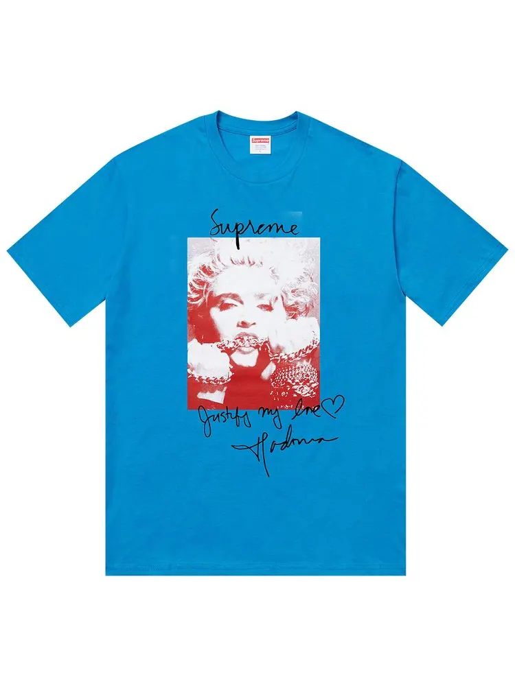 Футболка Supreme Madonna Tee 'Blue' — изображение 1 из 1, синий