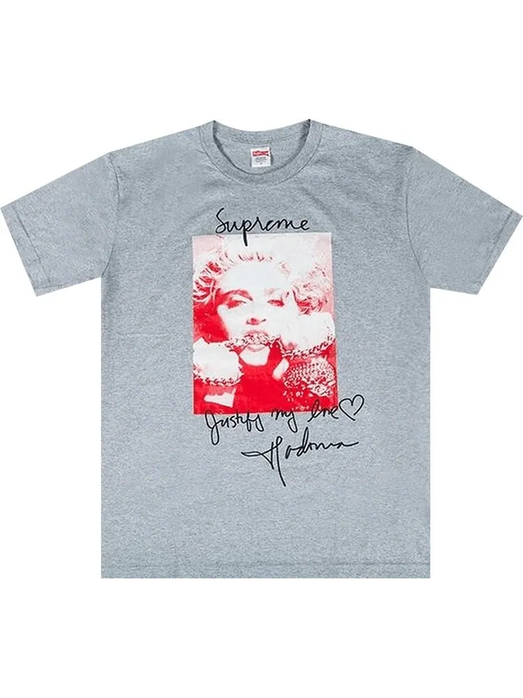 Футболка Supreme Madonna Tee 'Heather Grey' — изображение 1 из 1, серый