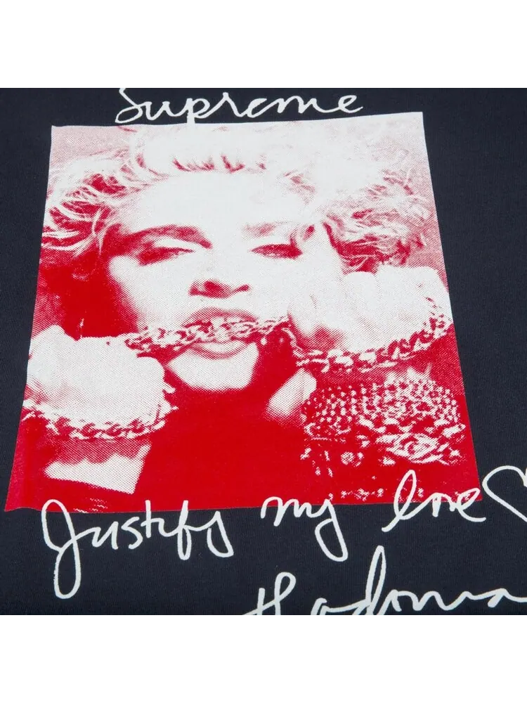 Футболка Supreme Madonna T-Shirt 'Navy' — изображение 2 из 2, синий