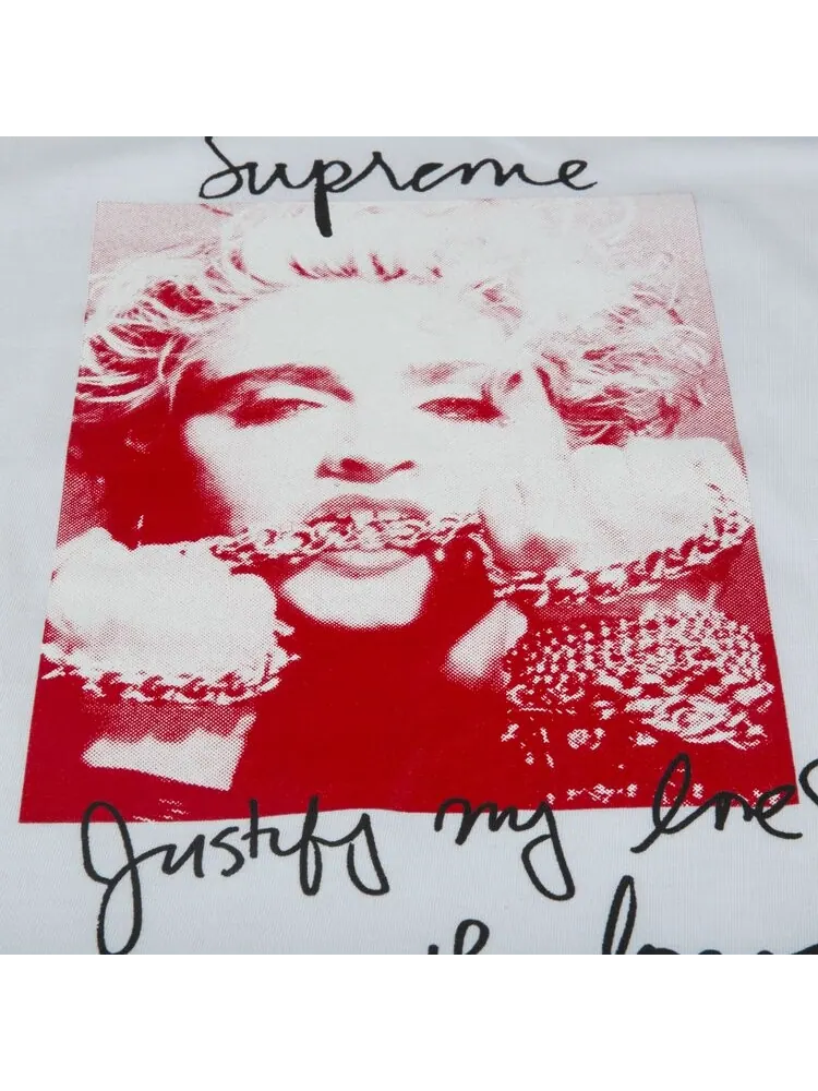 Футболка Supreme Madonna T-Shirt 'White' — изображение 2 из 2, белый