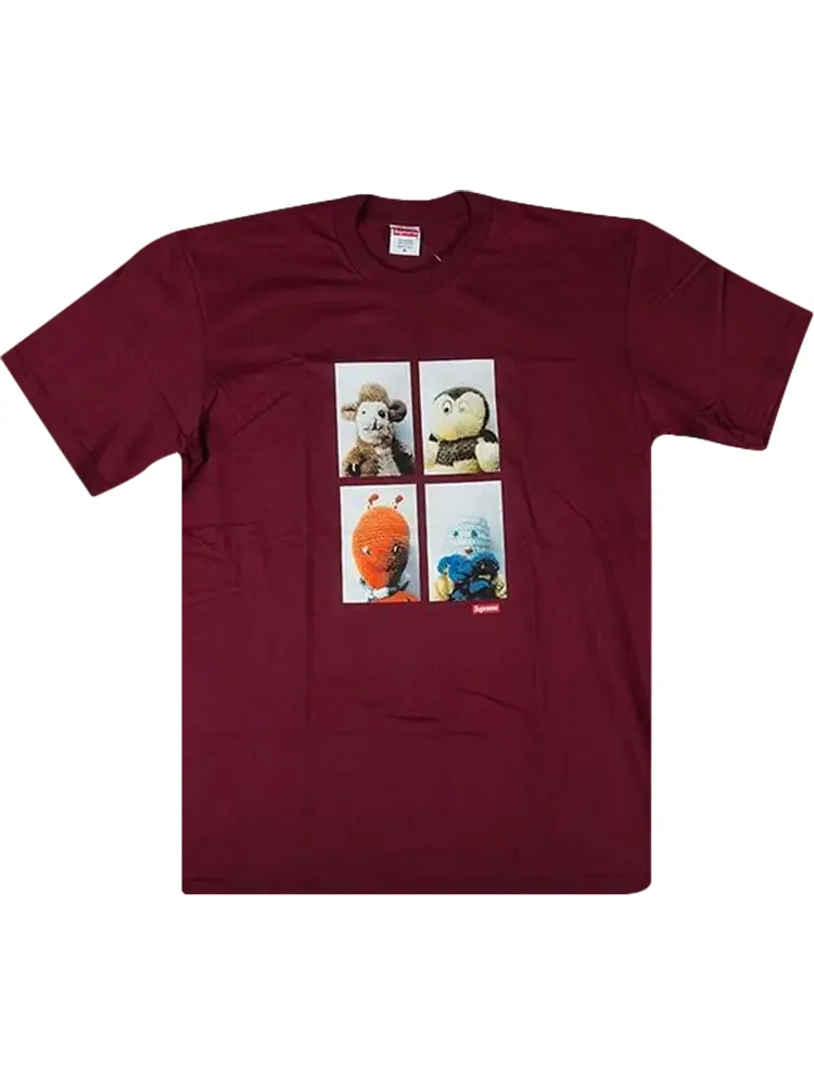 Футболка Supreme Mike Kelley Ahh...Youth! T-Shirt 'Burgundy' — изображение 1 из 1, красный