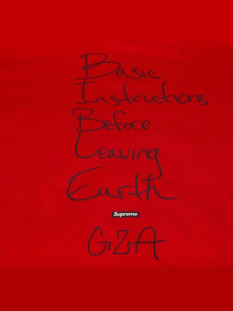 Футболка Supreme Liquid Swords T-Shirt 'Red' — изображение 3 из 3, красный