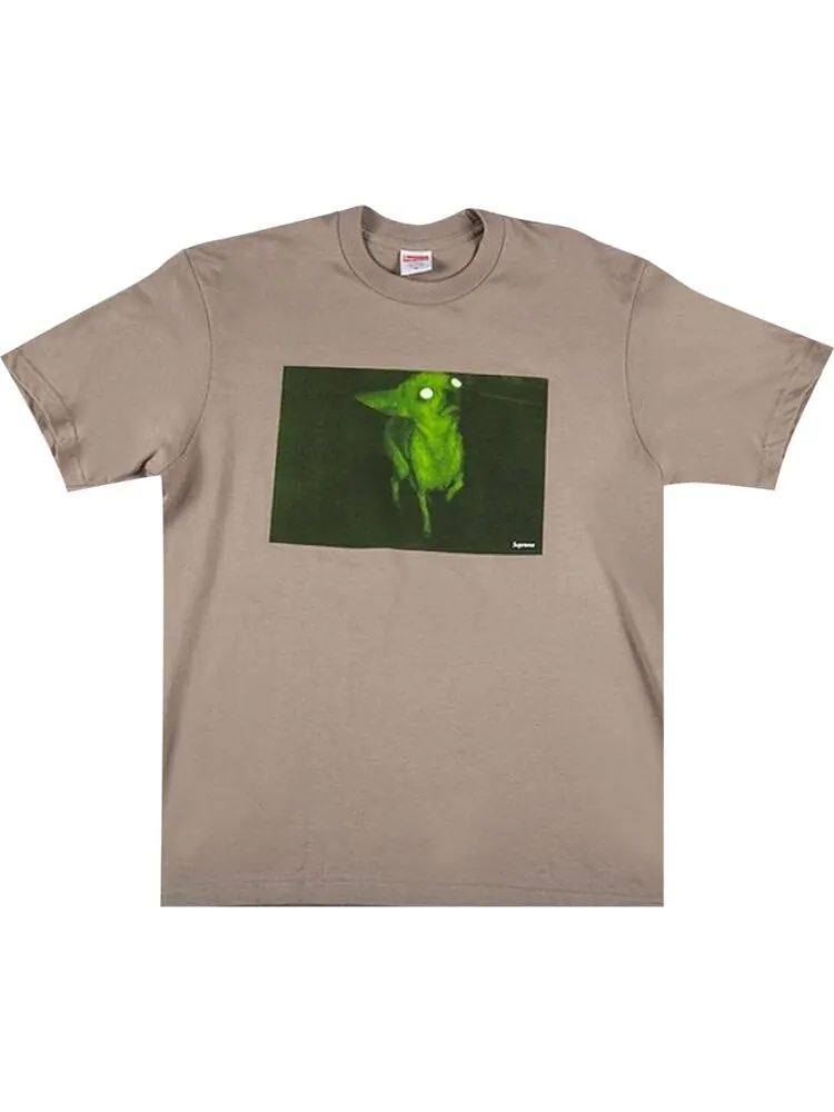 Футболка Supreme Chris Cunningham Chihuahua Tee 'Taupe' — изображение 1 из 1, загар