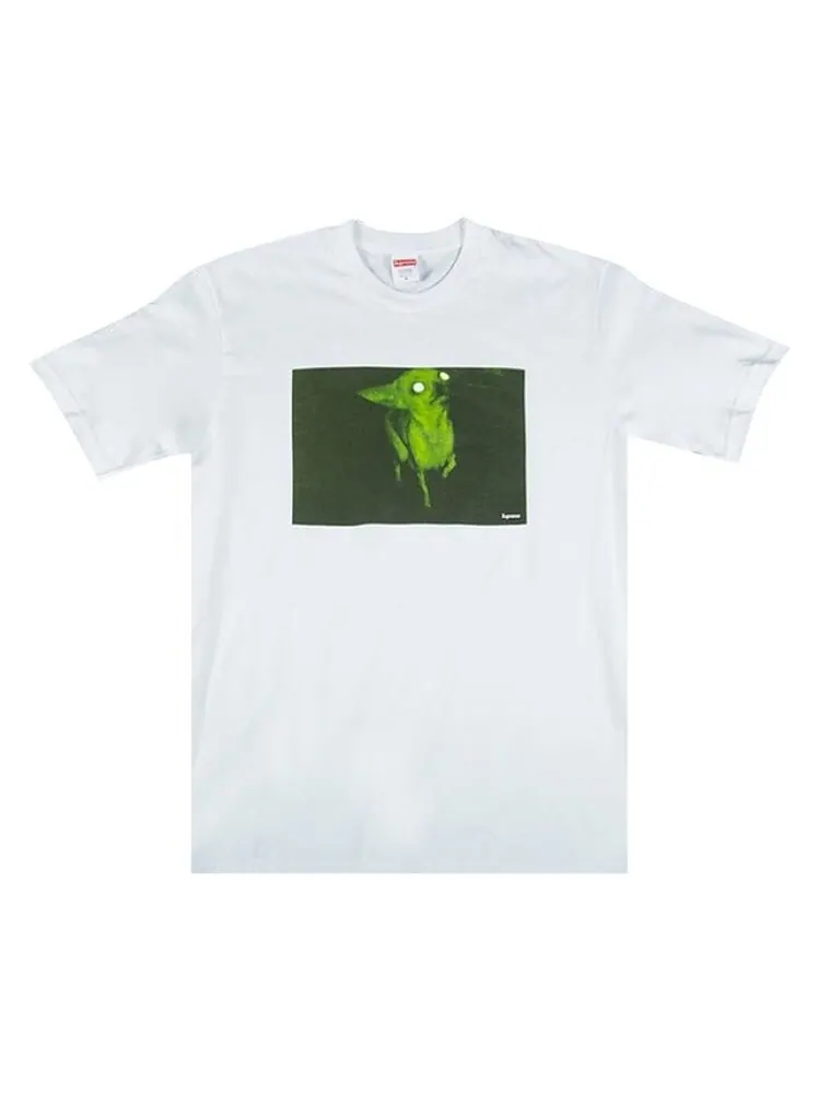 Футболка Supreme Chris Cunningham Chihuahua Tee 'White' — изображение 1 из 1, белый