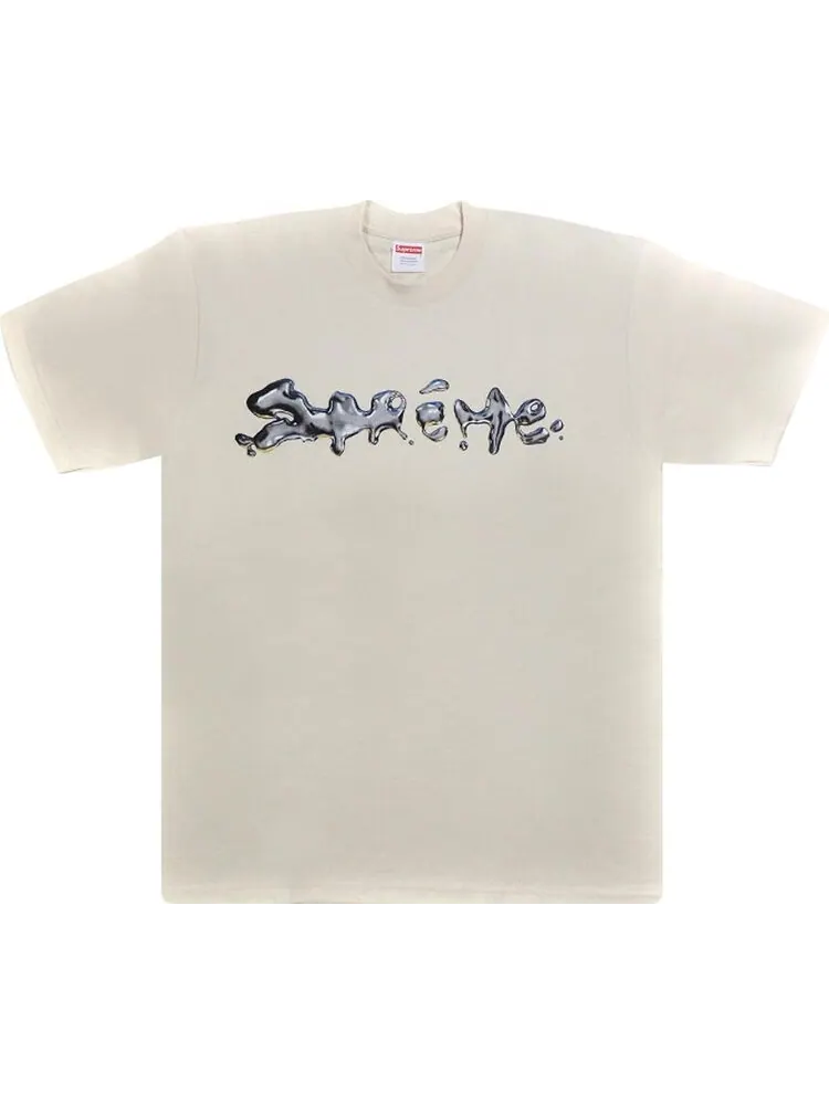 Футболка Supreme Liquid Tee 'Natural' — изображение 1 из 1, бежевый