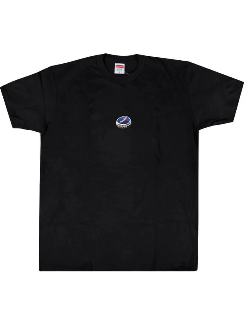 Футболка Supreme Bottle Cap Tee — изображение 1 из 1, черный