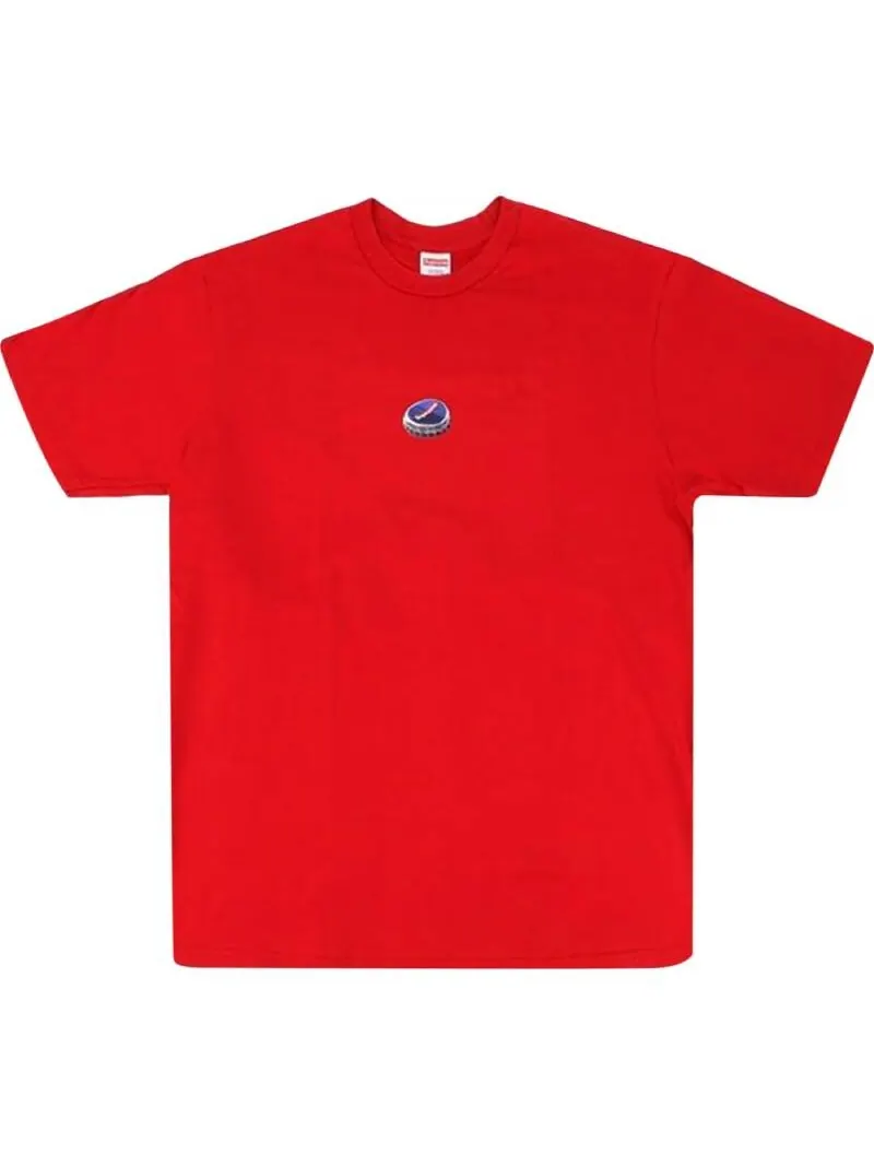 Футболка Supreme Bottle Cap Tee — изображение 1 из 1, красный