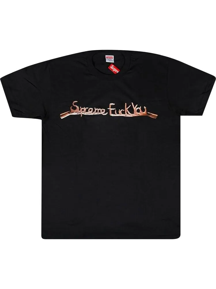 Футболка Supreme f*ck You Tee 'Black' — изображение 1 из 1, черный