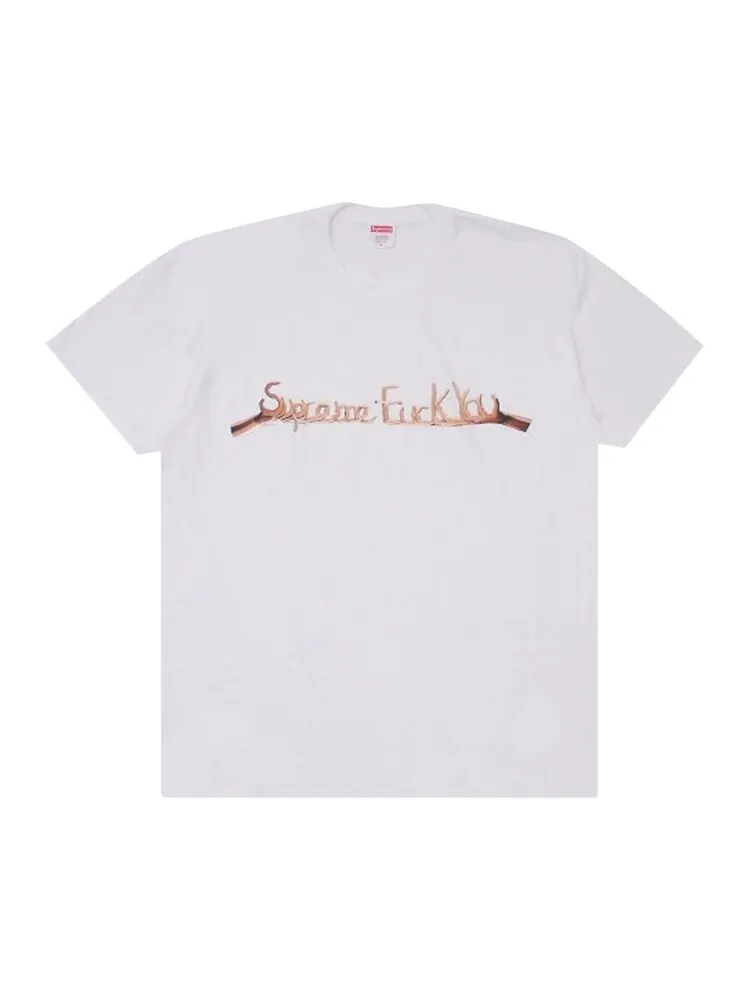 Футболка Supreme f*ck You Tee 'White' — изображение 1 из 1, белый