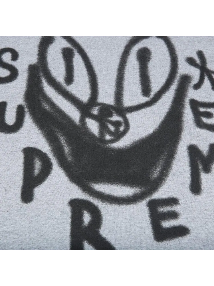 Футболка Supreme Smile T-Shirt 'Grey' — изображение 2 из 2, серый