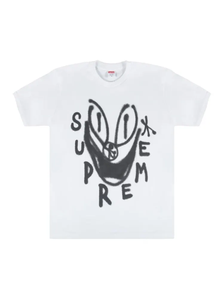 Футболка Supreme Smile T-Shirt 'White' — изображение 1 из 2, белый