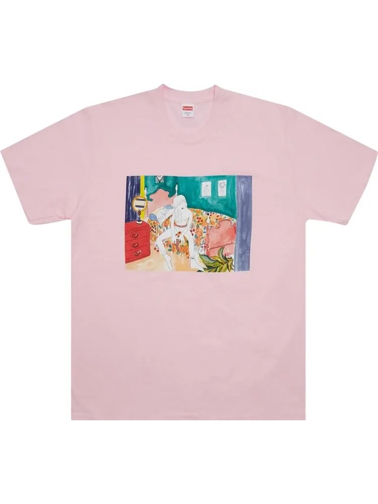 Футболка Supreme Bedroom Tee 'Light Pink' — изображение 1 из 1, розовый