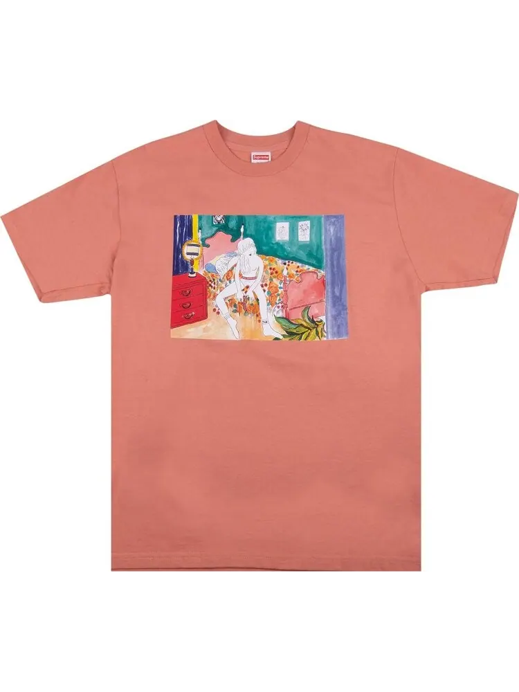 Футболка Supreme Bedroom Tee 'Terra Cotta' — изображение 1 из 1, оранжевый