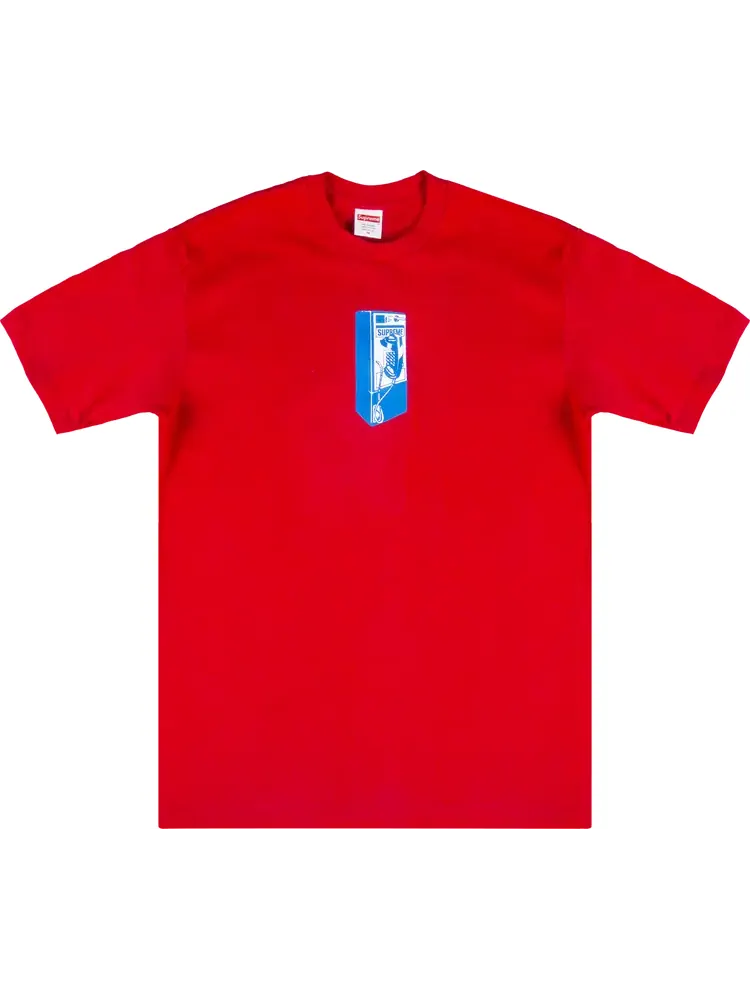Футболка Supreme Payphone T-Shirt 'Red' — изображение 1 из 1, красный