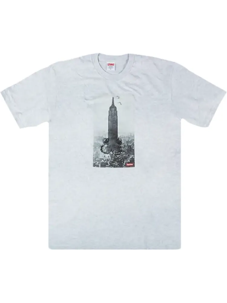 Футболка Supreme Mike Kelley The Empire State Building T-Shirt 'Ash Grey' — изображение 1 из 1, серый