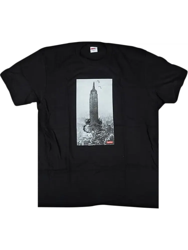Футболка Supreme Mike Kelley The Empire State Building T-Shirt 'Black' — изображение 1 из 1, черный