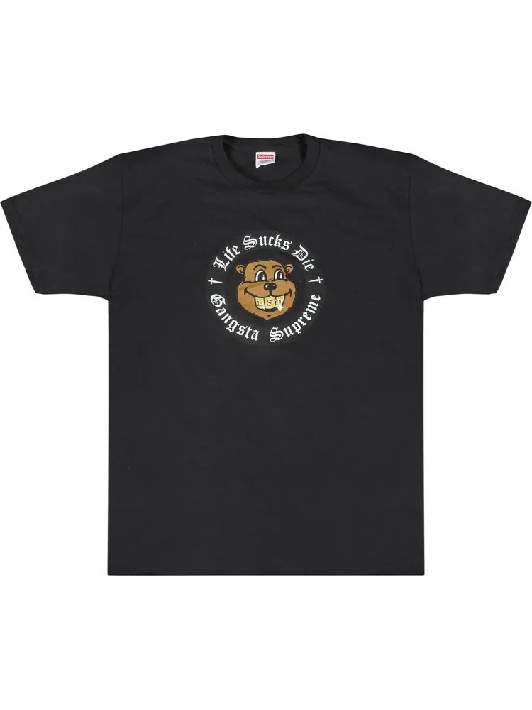 Футболка Supreme Life S**ks Die T-Shirt 'Black' — изображение 1 из 2, черный