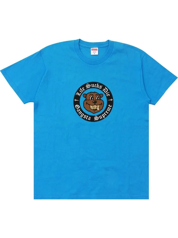 Футболка Supreme Life S**ks Die Tee 'Bright Blue' — изображение 1 из 1, синий