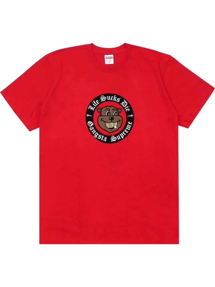 Футболка Supreme Life S**ks Die Tee 'Red' — изображение 1 из 1, красный